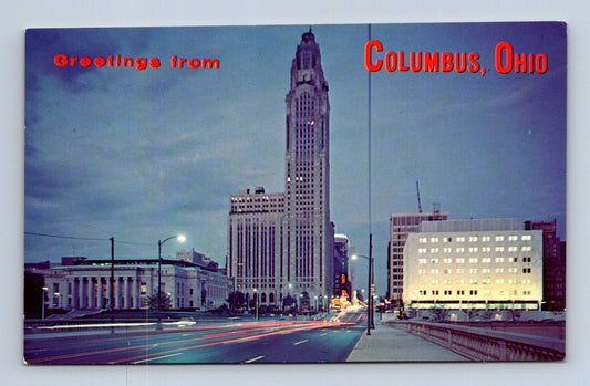 Pohlednice USA Columbus, Ohio skyline (M30179)