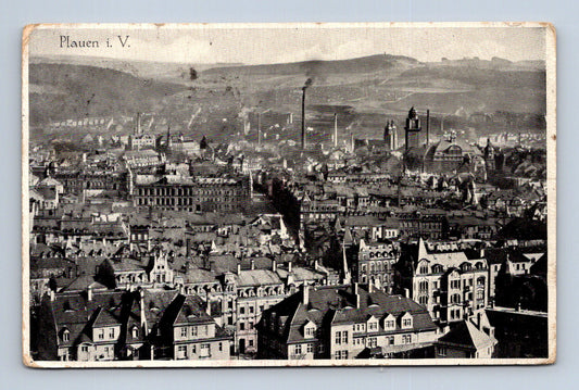Pohlednice Německo Plauen i. V. panorama města 1940 (M30191)