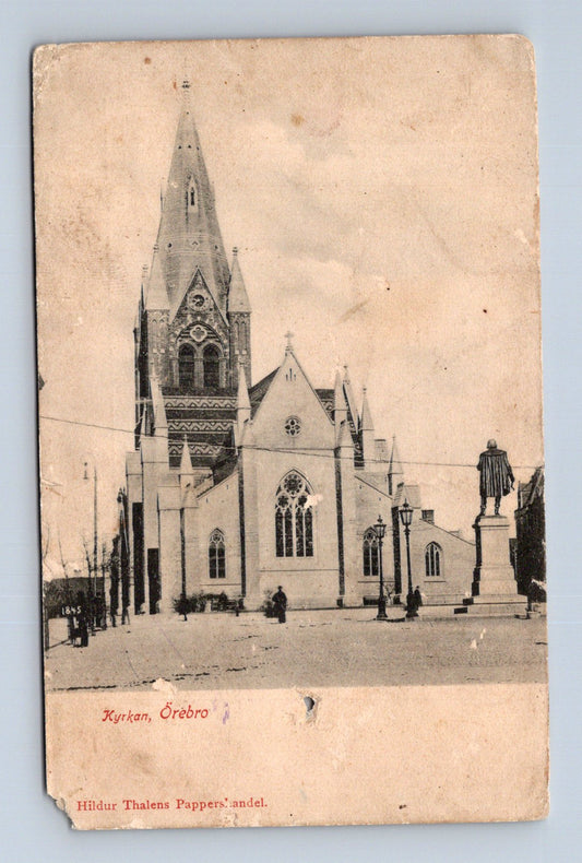Pohlednice Švédsko Örebro kostel Kyrkan (M30193)