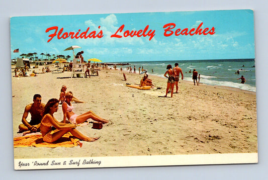 Pohlednice USA Florida pláž s lidmi (M30203)