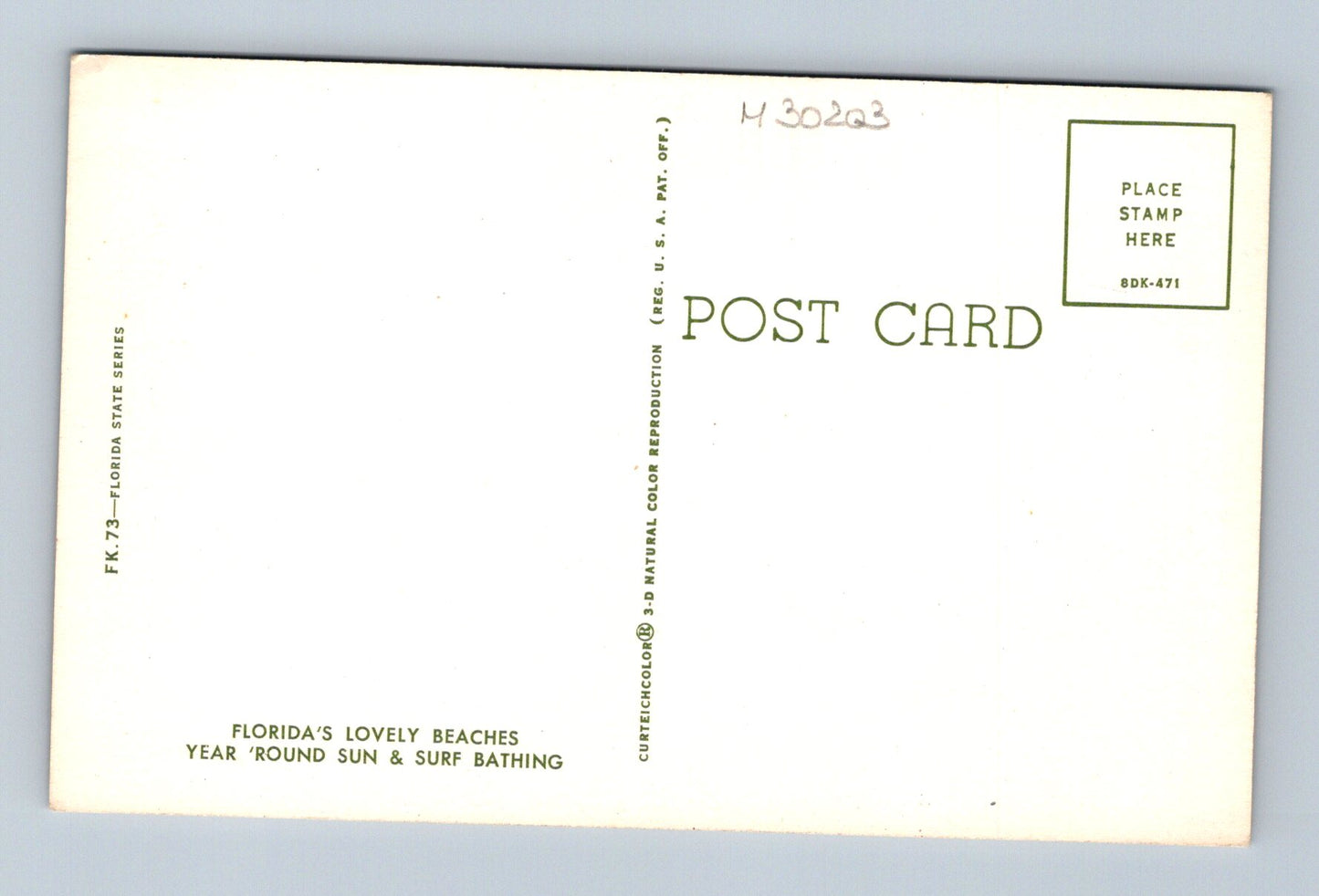 Pohlednice USA Florida pláž s lidmi (M30203)