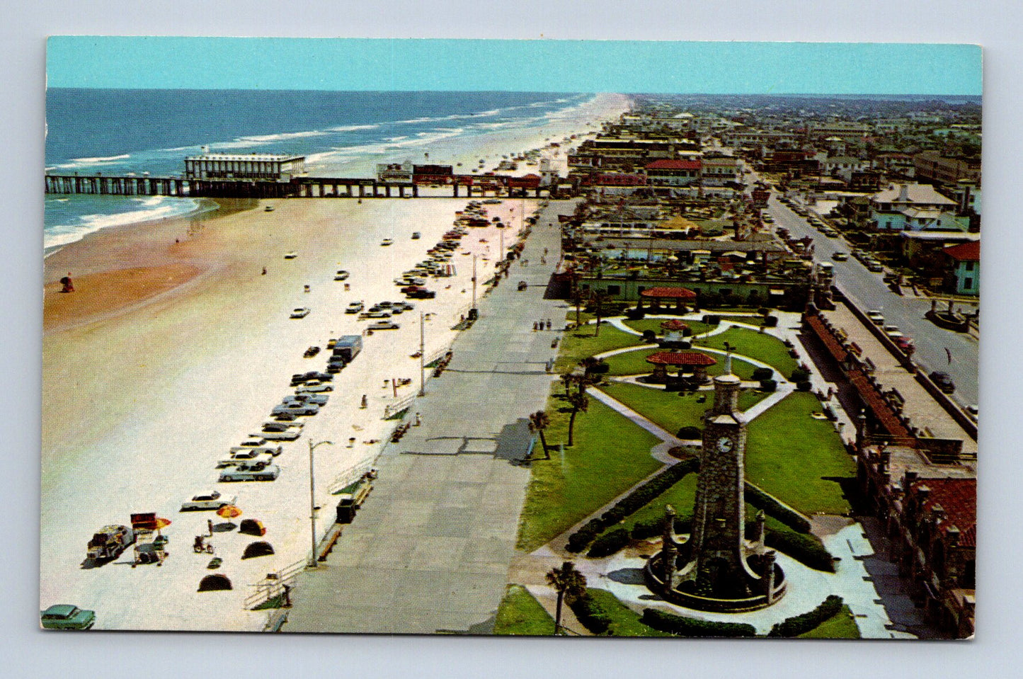 Pohlednice USA Daytona Beach pláž a město (M30204)