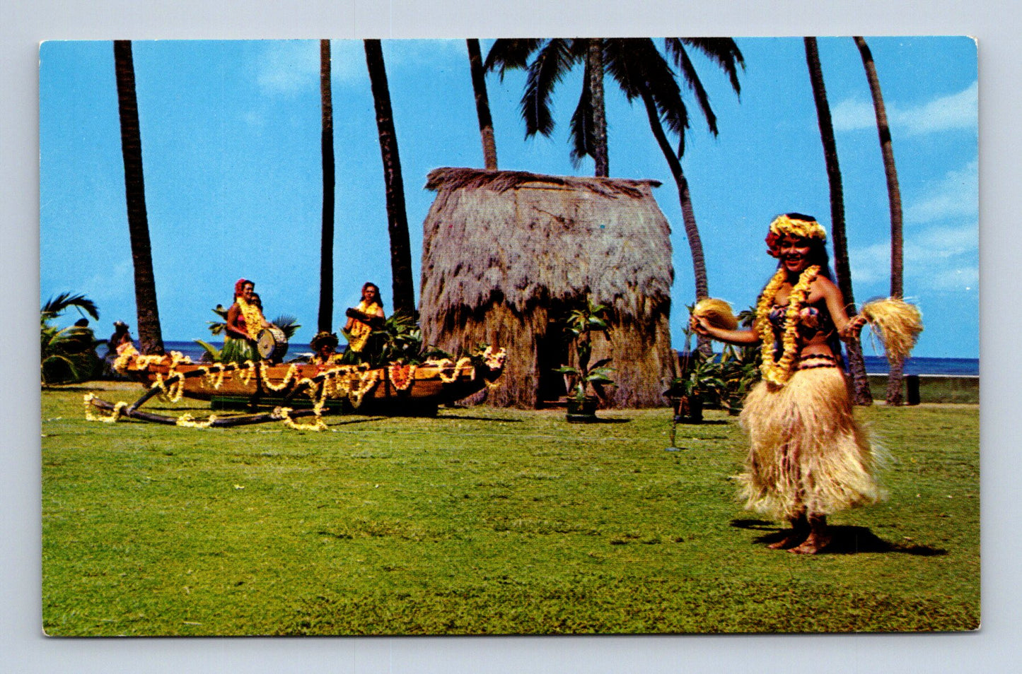 Pohlednice Hawaii Tahitian Dancer Hula Show (M30215)