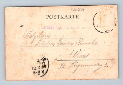 Pohlednice Rakousko Liebesworte žena 1899 (M30224)