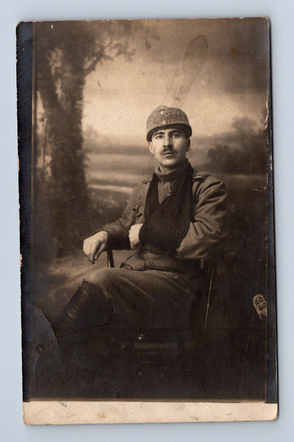Pohlednice Rakousko-Uhersko voják v uniformě 1910 (M30226)