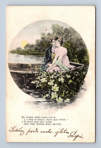 Pohlednice Jilemnice romantický motiv 1901 (M30227)