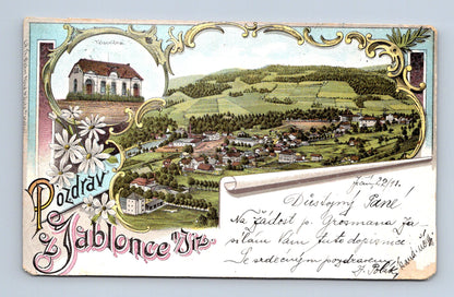 Pohlednice Jablonec nad Jizerou tělocvična 1899 (M30233)