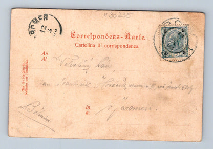 Pohlednice Chorvatsko loď Lussin suchý dok 1903 (M30235)