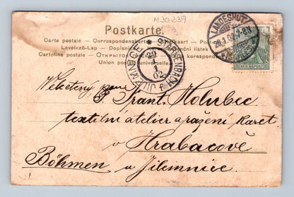 Pohlednice Německo Humorná pivní scéna 1901 (M30239)