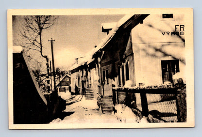 Pohlednice Jilemnice zimní ulice (M30242)