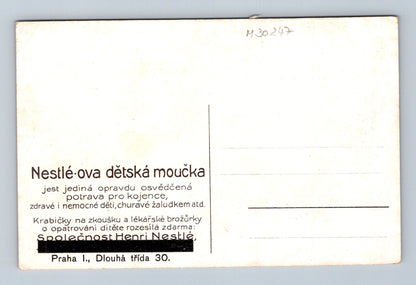 Pohlednice Praha reklamní Nestlé dětská moučka (M30247)
