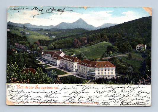 Pohlednice Rakousko Rohitsch-Sauerbrunn lázně 1904 (M30252)