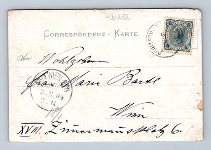 Pohlednice Rakousko Rohitsch-Sauerbrunn lázně 1904 (M30252)