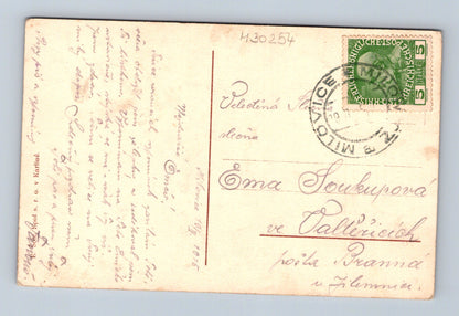 Pohlednice Milovice Císařova modlitba 1910 (M30254)
