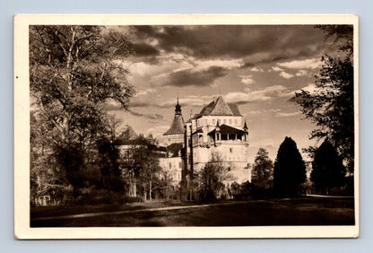 Pohlednice Blatná zámek cca 1950 (M30259)
