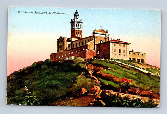 Pohlednice Itálie Gorizia Il Santuario di Montesanto 1929 (M30262)