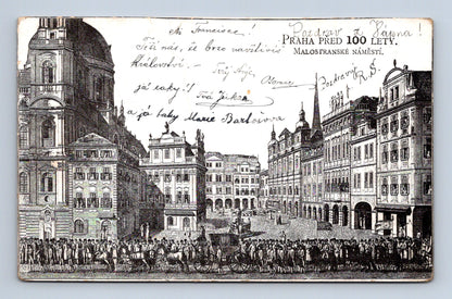 Pohlednice Praha Malostranské náměstí 1904 (M30266)