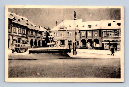 Pohlednice Jilemnice zimní náměstí (M30270)