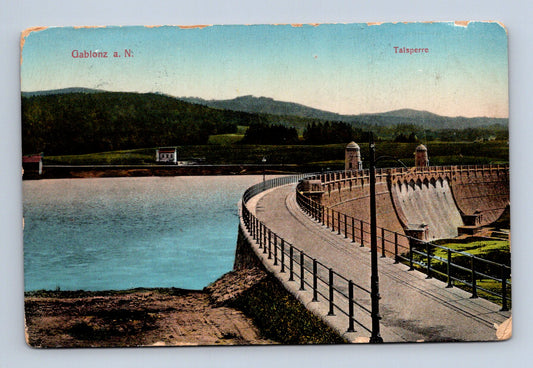 Pohlednice Jablonec nad Nisou přehrada 1908 (M30280)