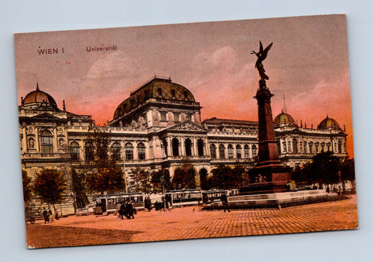 Pohlednice Rakousko Vídeň Universität 1908 (M30284)