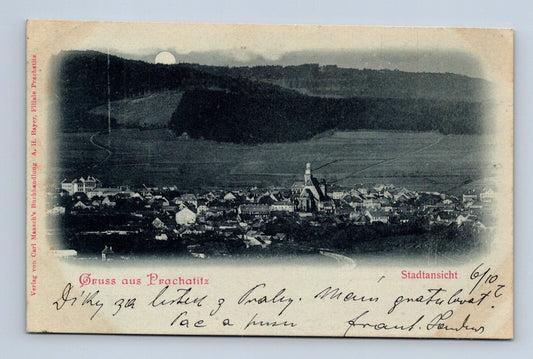 Pohlednice Prachatice Stadtanischt 1901 (M30286)