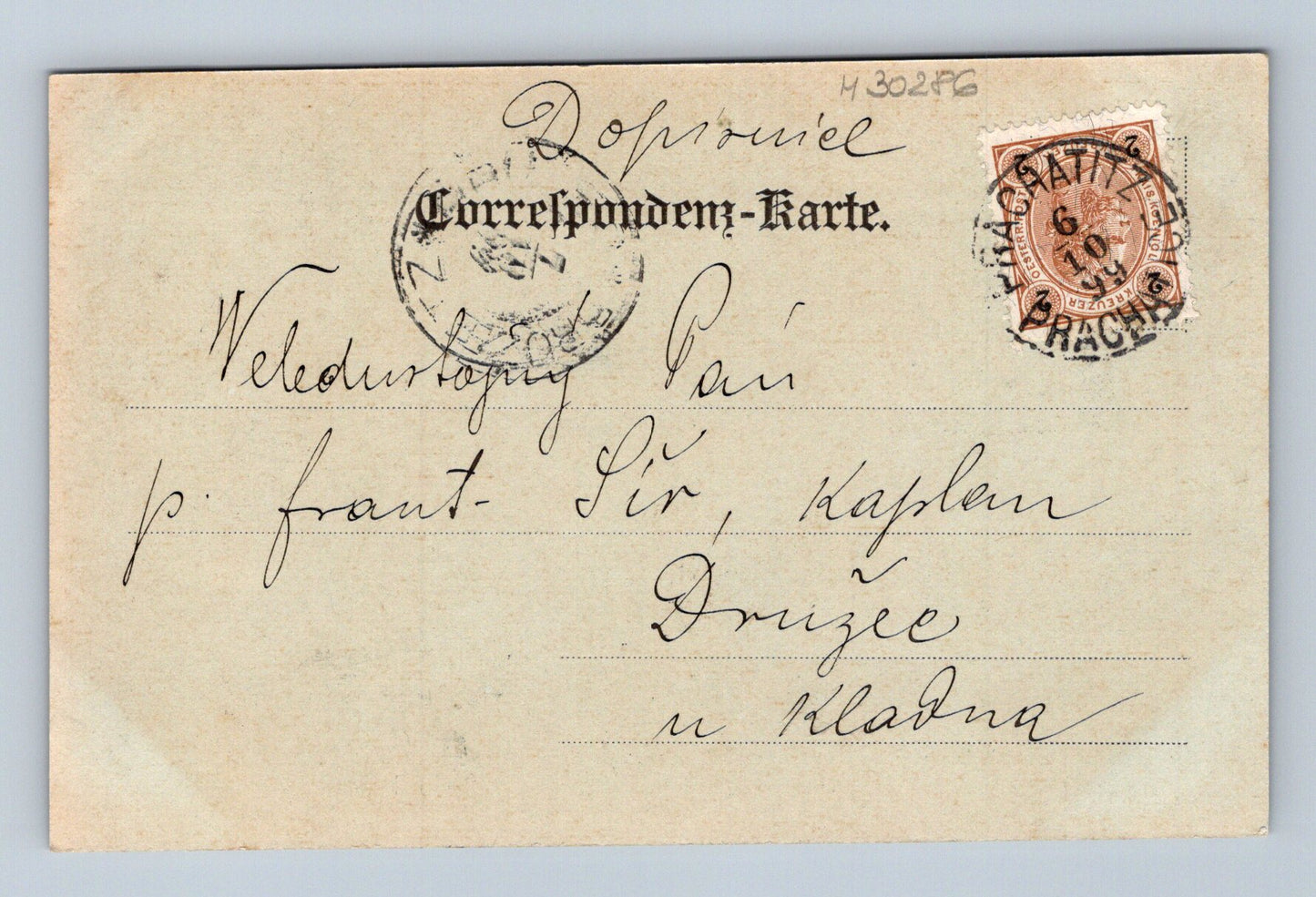 Pohlednice Prachatice Stadtanischt 1901 (M30286)
