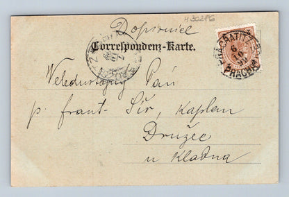 Pohlednice Prachatice Stadtanischt 1901 (M30286)