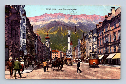 Pohlednice Rakousko Innsbruck Maria Theresienstrasse 1908 (M30292)