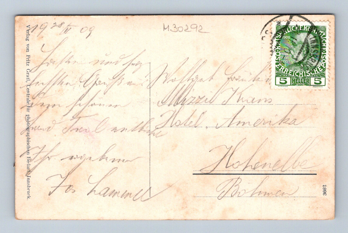 Pohlednice Rakousko Innsbruck Maria Theresienstrasse 1908 (M30292)