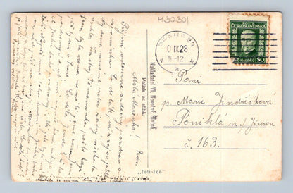 Pohlednice Blatná pomník padlým 1928 (M30301)