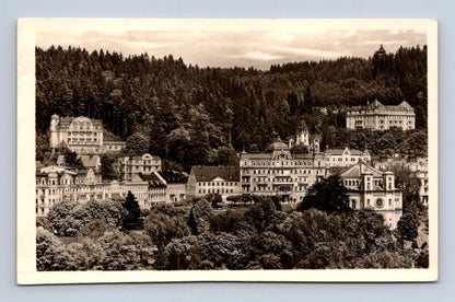 Pohlednice Mariánské Lázně panorama 1952 (M30302)