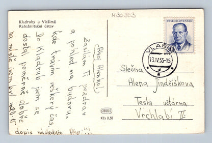 Pohlednice Kladruby u Vlašimi Rehabilitační ústav 1955 (M30303)
