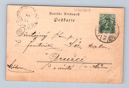 Pohlednice Německo Drážďany Albertův most 1900 (M30309)