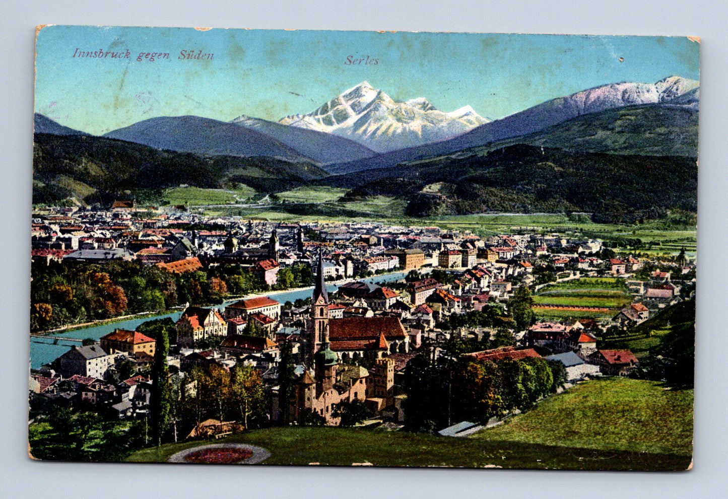 Pohlednice Rakousko Innsbruck panorama 1910 (M30321)