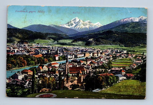 Pohlednice Rakousko Innsbruck panorama 1910 (M30321)