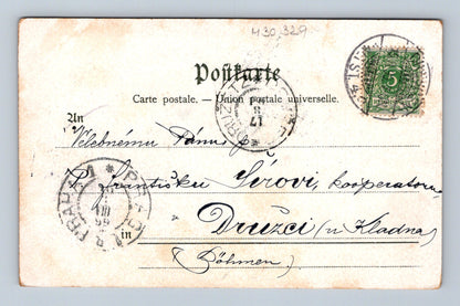 Pohlednice Belgie Brusel Waterloo multiobraz 1907 (M30329)