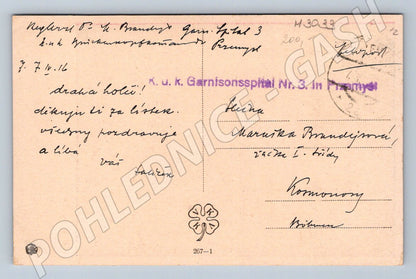 Postcard girl in traditional costume Our children 1916 (M3033)