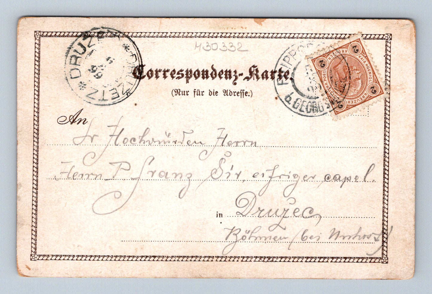 Pohlednice Philippsdorf klášter škola 1909 (M30332)