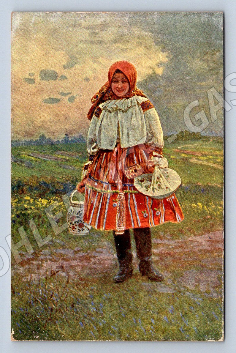 Postcard J Jáchym With a touch of ethnography (M3034)