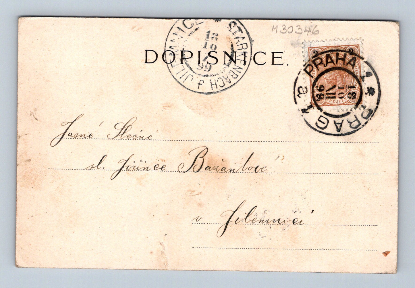 Pohlednice Praha Ferdinandova třída 1909 (M30346)