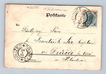 Pohlednice Německo Chorin klášter a hospoda 1901 (M30354)