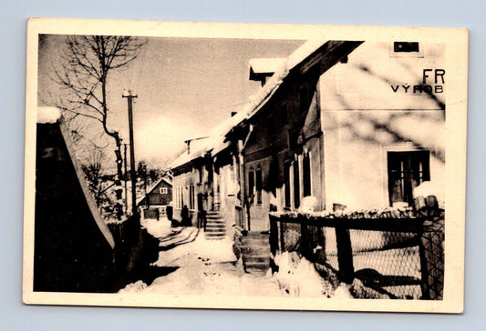 Pohlednice Jilemnice zimní ulička (M30356)