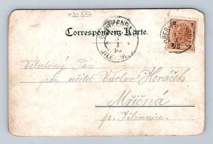 Pohlednice Lázně Bělohrad Mastigbad 1898 (M30357)