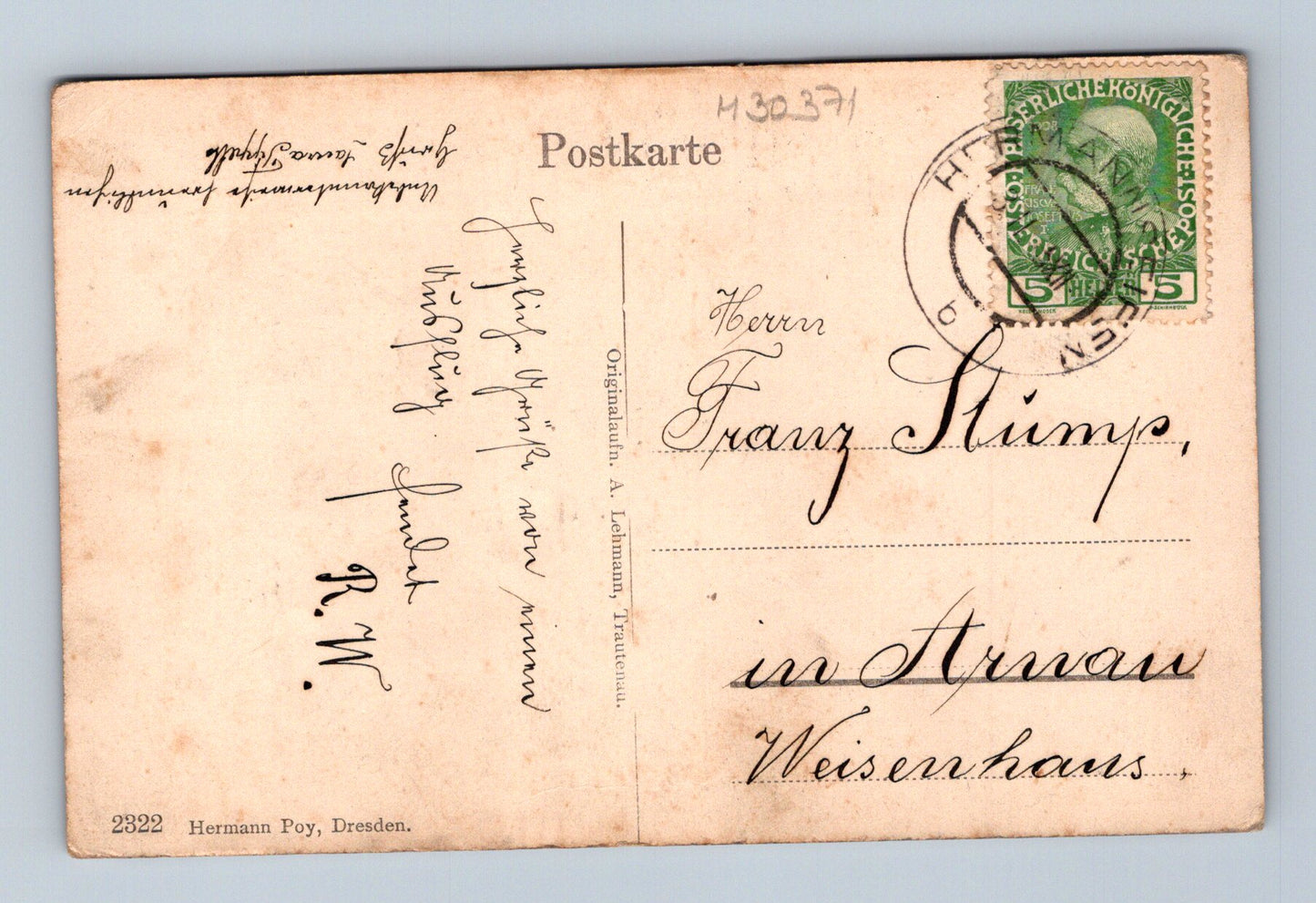 Pohlednice Jánské Lázně Kurplatz Krkonoše 1905 (M30371)