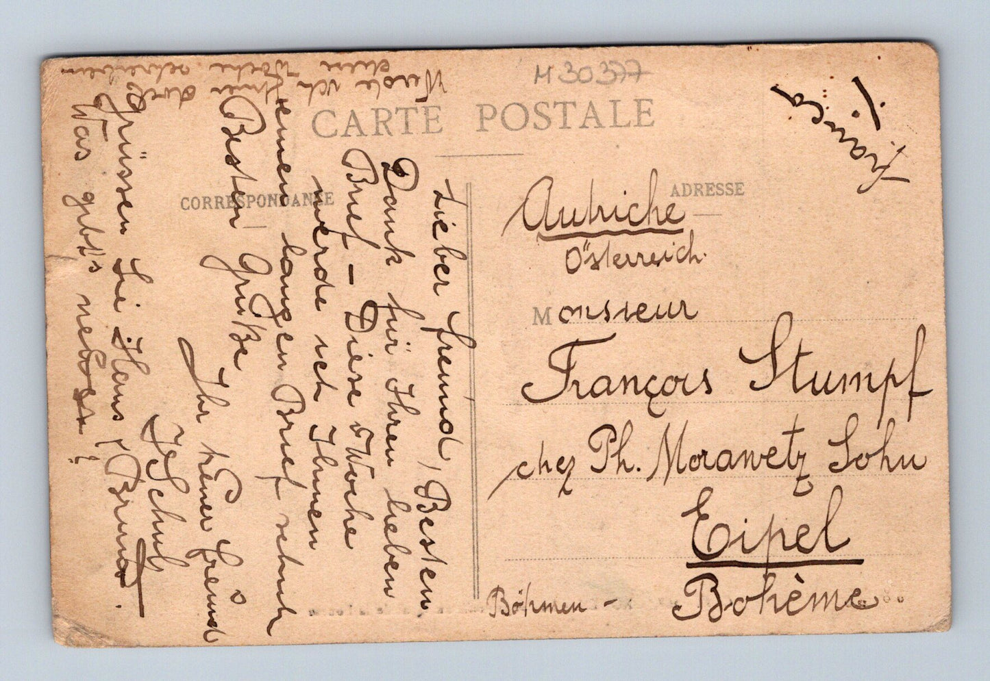 Francie Rouen Le Bougainville Quai de la Bourse 1909 (M30377)