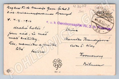 Postcard girl in traditional costume 1916 CV Muttich (M3039)