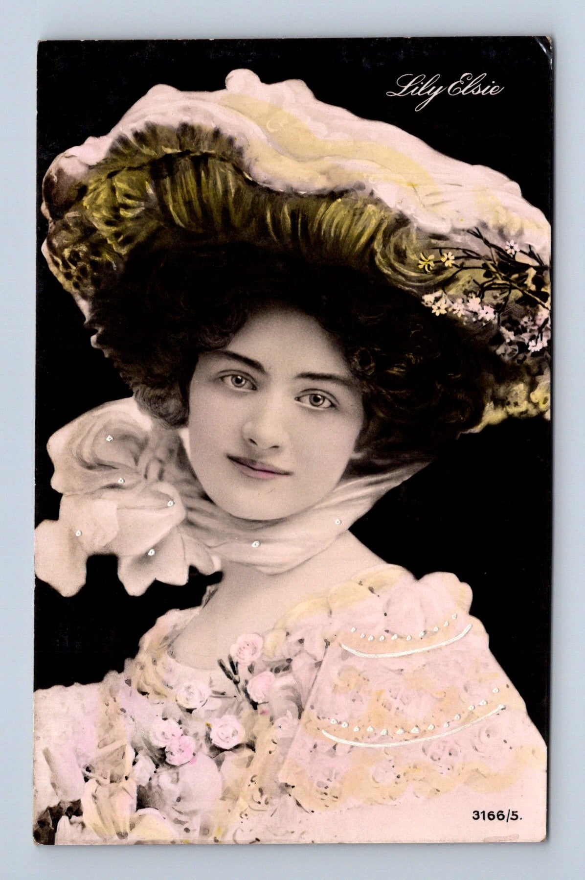 Pohlednice Lily Elsie portrét herečky 1909 (M30390)