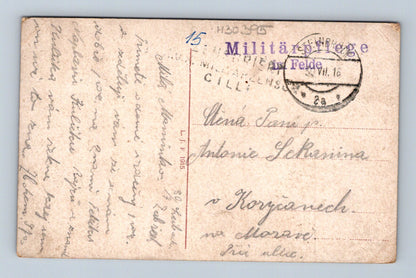 Pohlednice Slovinsko Ljubljana od Golovec 1916 (M30395)