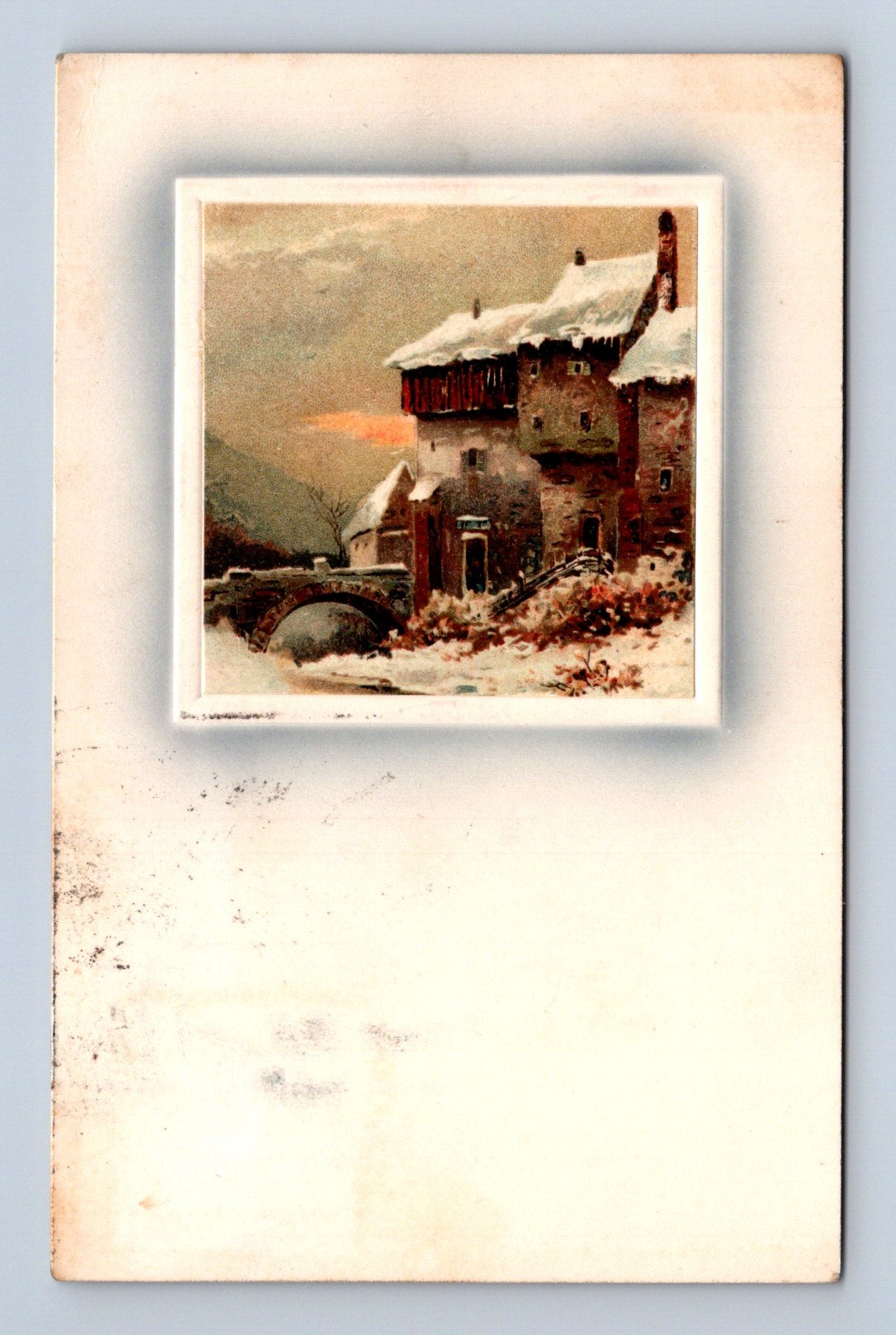 Pohlednice ČR zimní krajina 1904 (M30396)