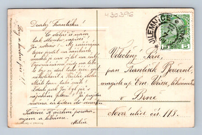 Pohlednice ČR zimní krajina 1904 (M30396)